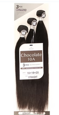 Chocolate 10A 100% Human Hair Bundles - Straight -  Length: 16,18,20