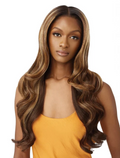 Outre Airtied Human Hair Blend Fully Hand-Tied 13x6 HD Lace Front Wig GLAM WAVES 28
