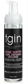 TGIN Rose Water Curl Mousse 8oz