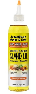 Jamaican Mango & Lime Soothes & Seals Island Oil For Scalp and Roots-8 oz