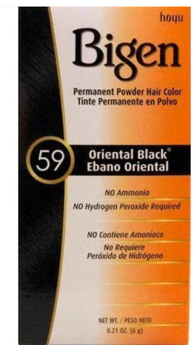 Bigen Hair Color Oriental Black # 59