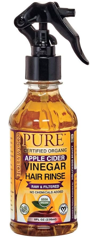 vinegar hair rinse with spray 8 fluid ounce, Brown, 8 Fl Oz