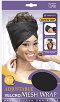#111 Adjustable Hook & Loop Mesh Wrap / Black