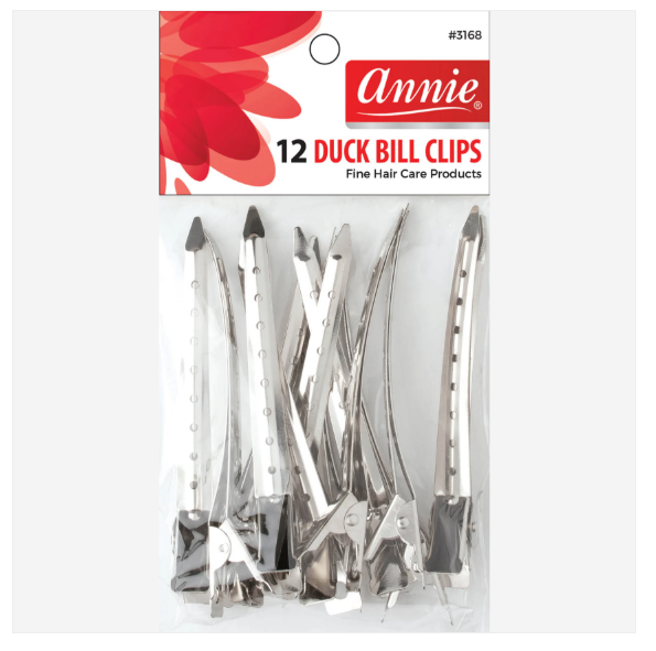 Annie 12Pc Duck Bill Clips