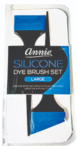 ANNIE 2961 SILICONE DYE BRUSH SET LG BLUE. - SALE