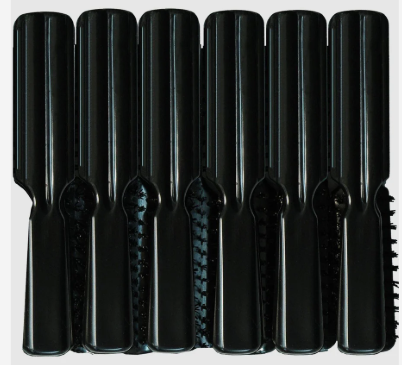 Eden Large Plastic Hair Brush / Black - 1 BRUSH